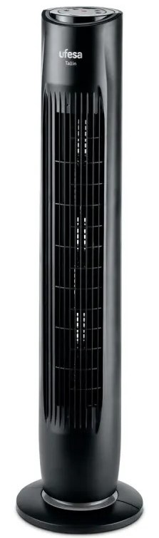 Ventilador de torre Ufesa TALLIN, 78 cm, 45W,con mando a distancia, negro